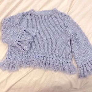 Pretty little thing lilac cropped sweater